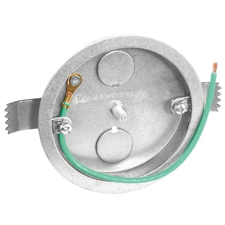 Southwire Electrical Box, 3.8 cu in, Old Work Outlet Box Type, Steel, Round Shape 46111-OW